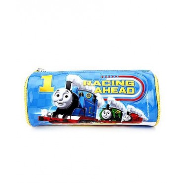 Thomas And Friends Round Pencil Pouch, Blue